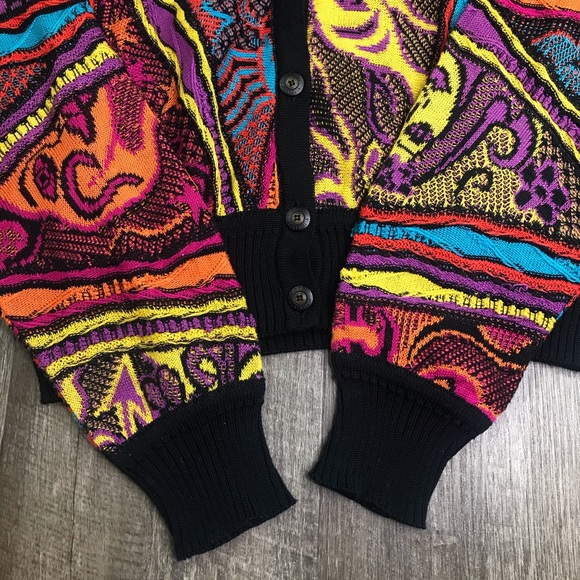 Coogi Celestial Sun & Stars Colorful Cardigan - Picture 10 of 11